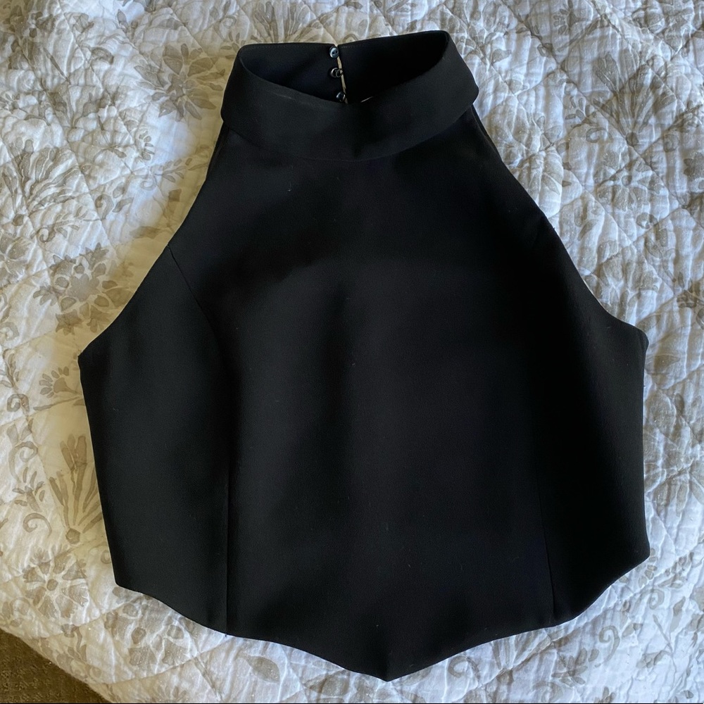 Black Zara Crop Top XS